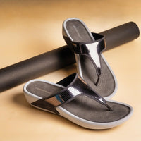 Paloma- Grey Thong Slip-Ons