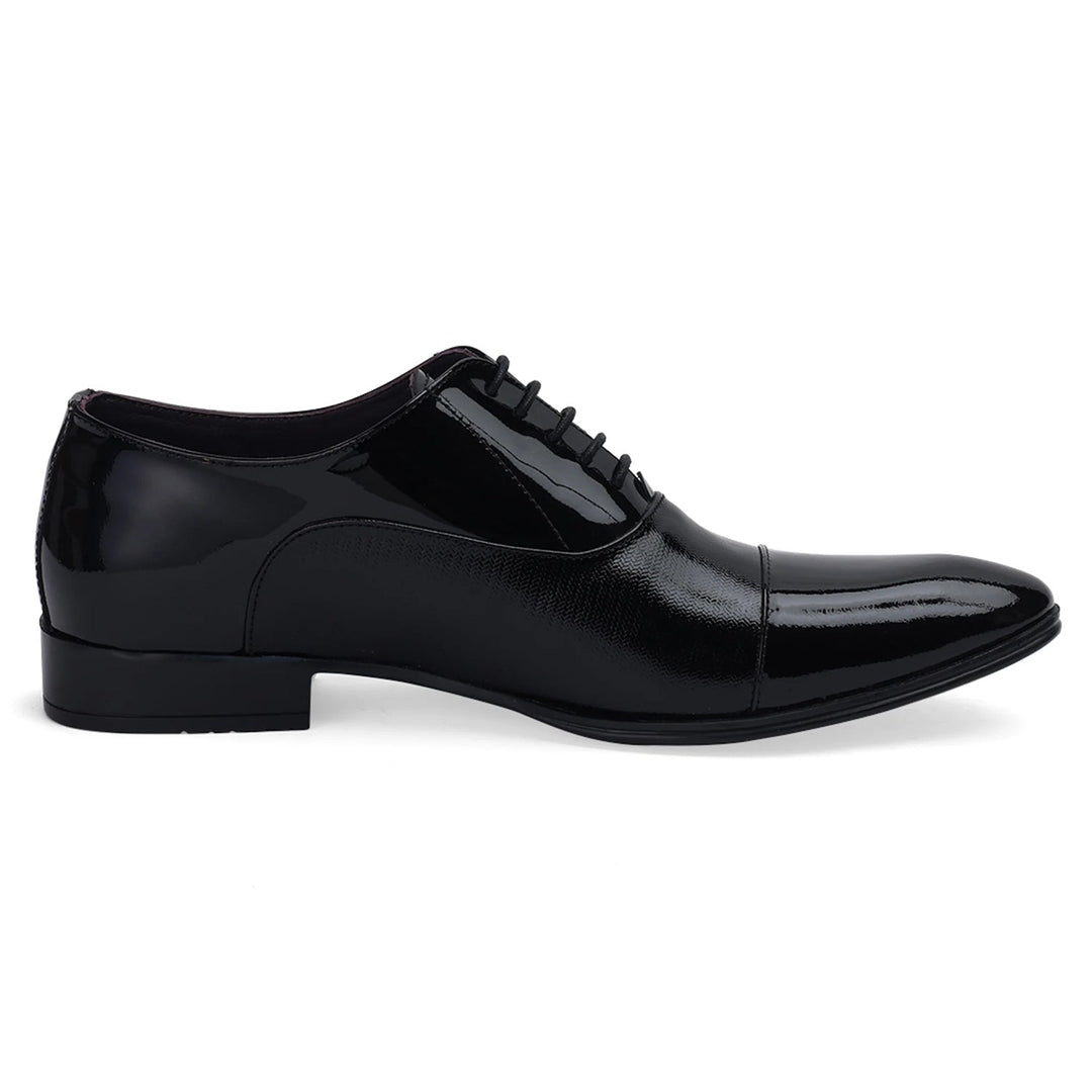 Elite Black Gloss Formal Oxfords