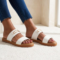 Zivelle - White Slip Ons