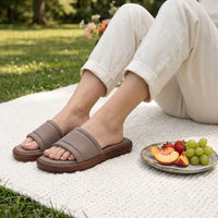 Soraya - Tan Slip Ons