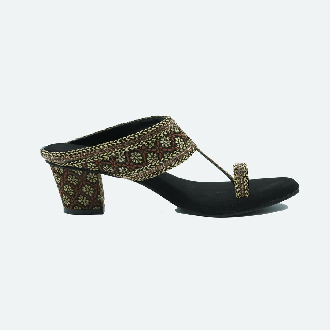 Shravya - Black Block Heels