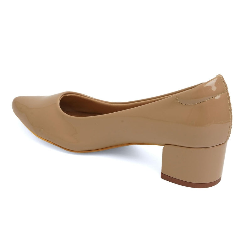 Classic Charm Beige Pump Shoes