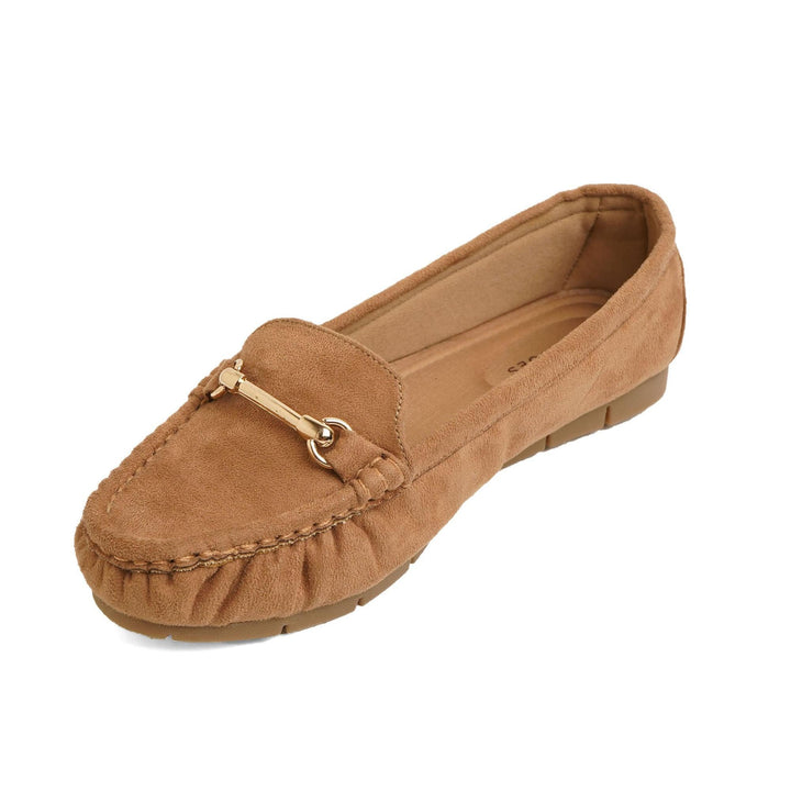 Chained Tan Loafers for Workwear