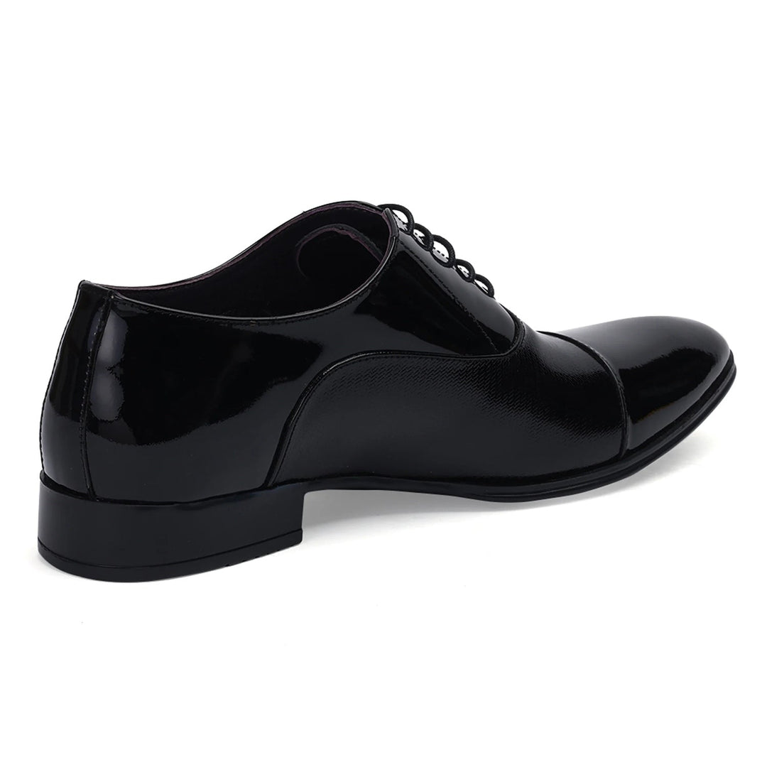 Elite Black Gloss Formal Oxfords
