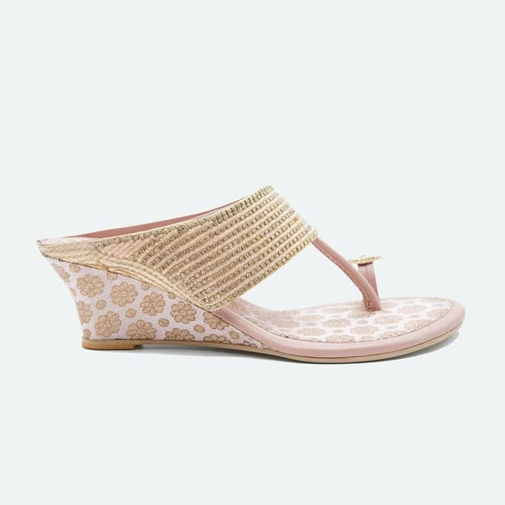 Prisha - Rose-Gold Wedges
