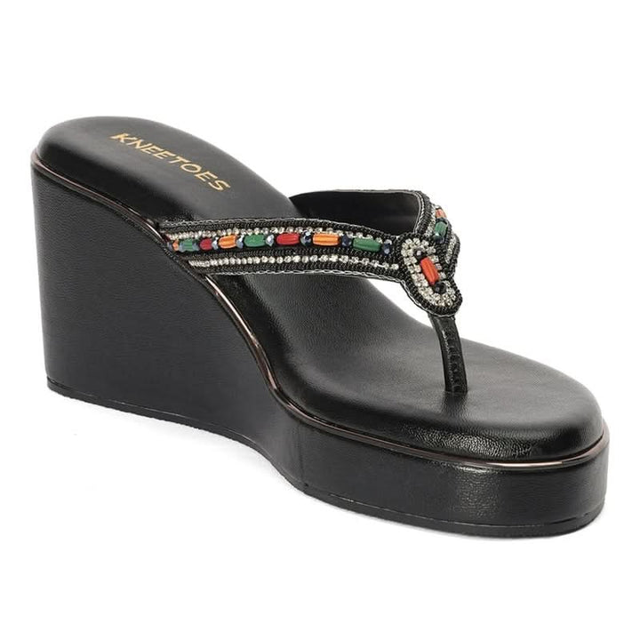 Lunara - Black Wedges