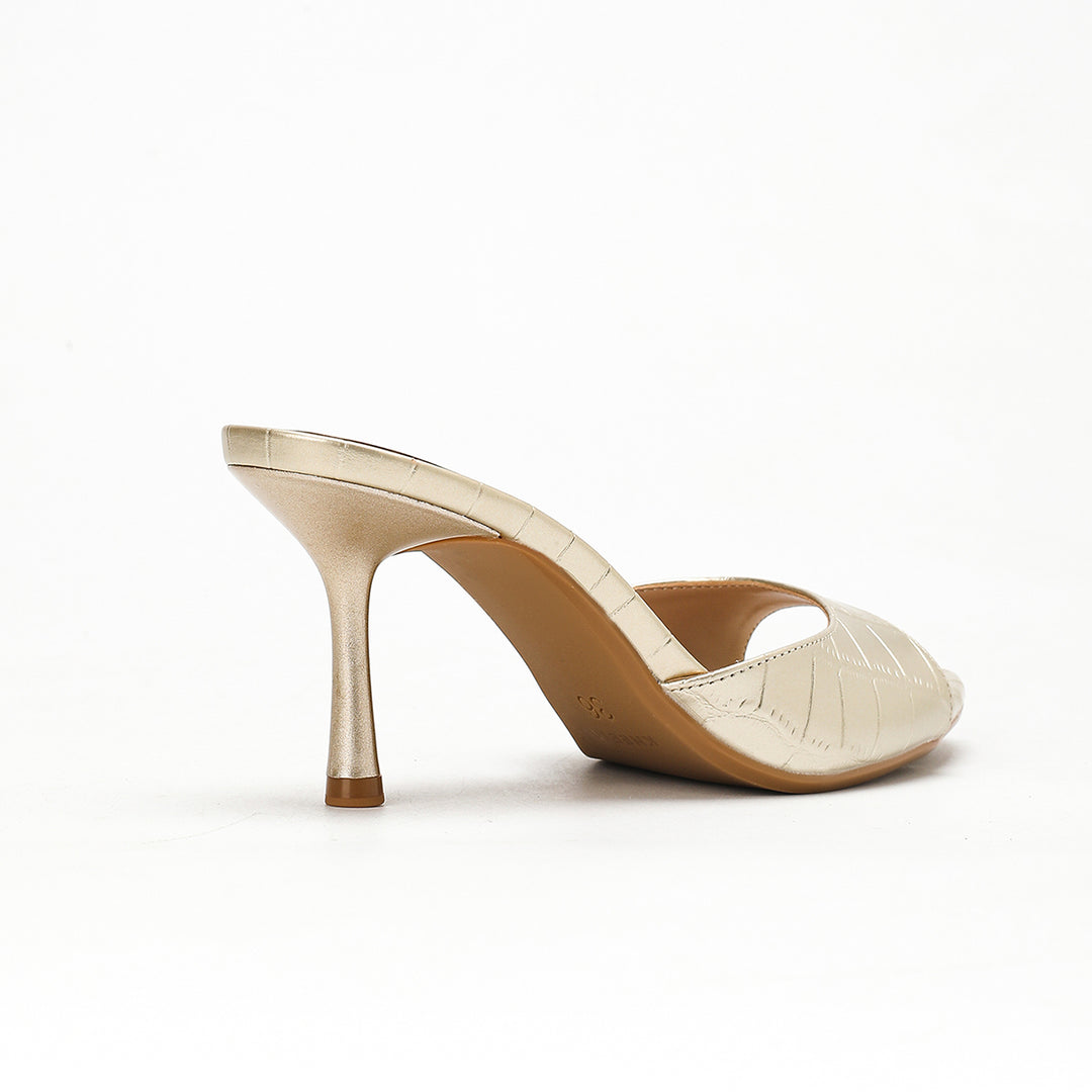 Orlina - Gold Kitten Heels