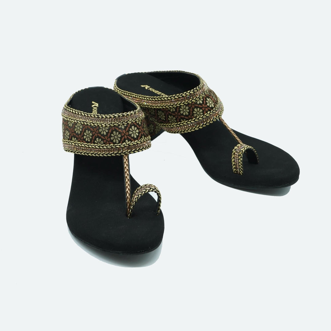 Shravya - Black Block Heels