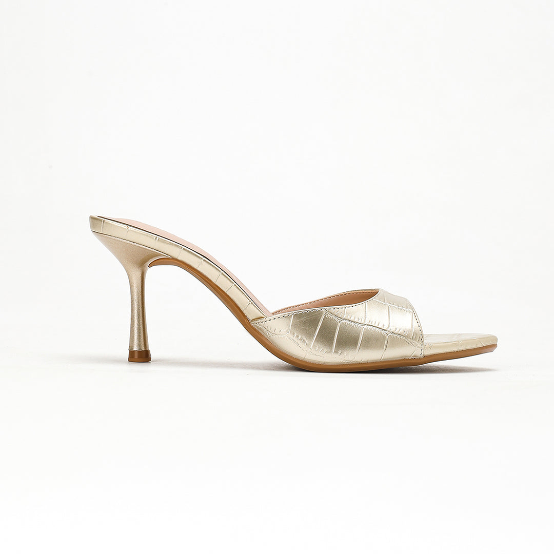 Orlina - Gold Kitten Heels