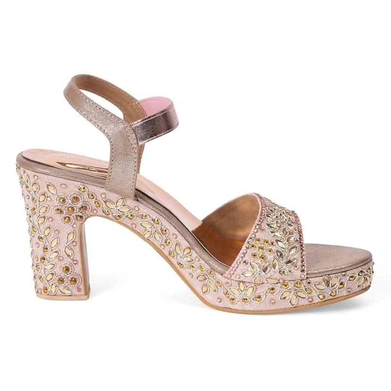 Aurielle - Pink Block Heels