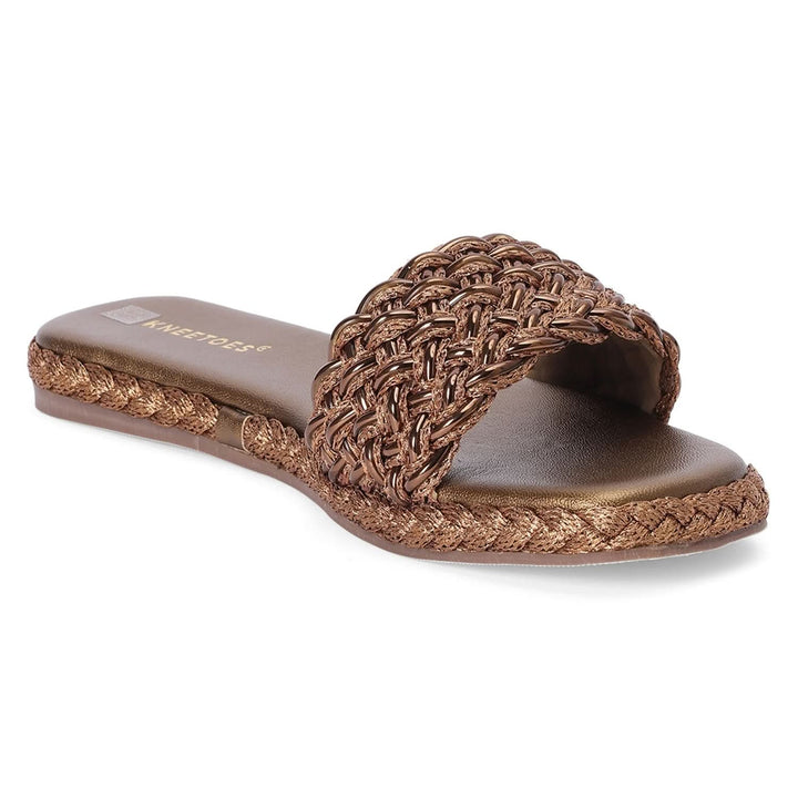 Lyra - Bronze Slip-Ons