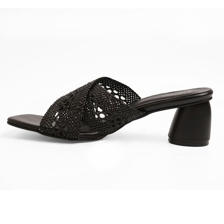 Willow - Black Block Heels