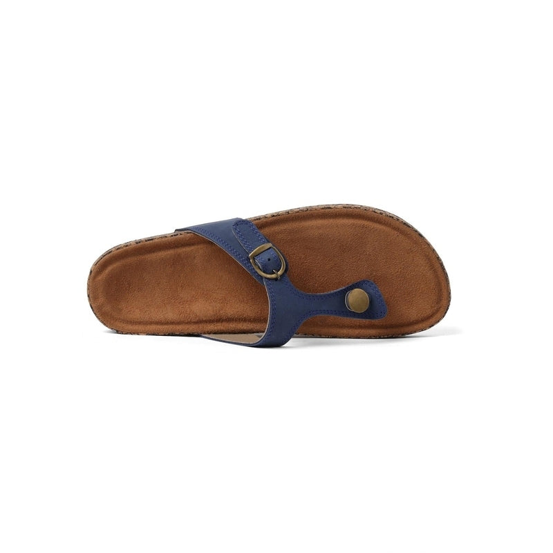 Staple Dark Blue Thong Sandals