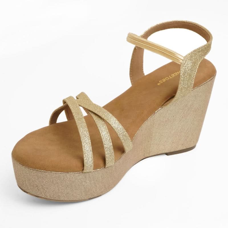 Tiya - Gold Wedges