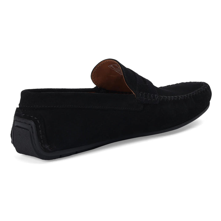 Premium Black Suede Moccasins