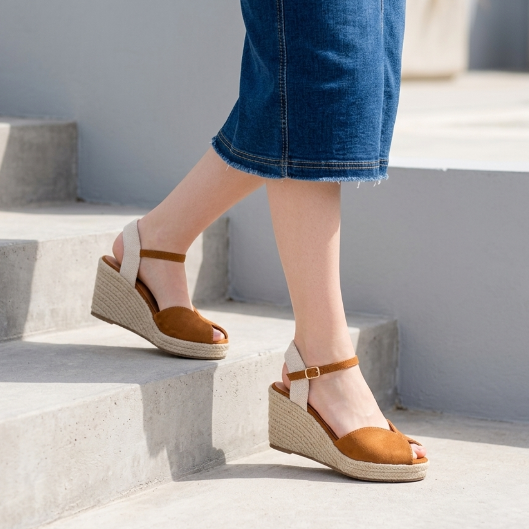Mariselle - Brown Wedges
