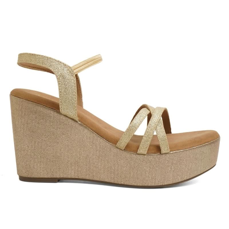Tiya - Gold Wedges
