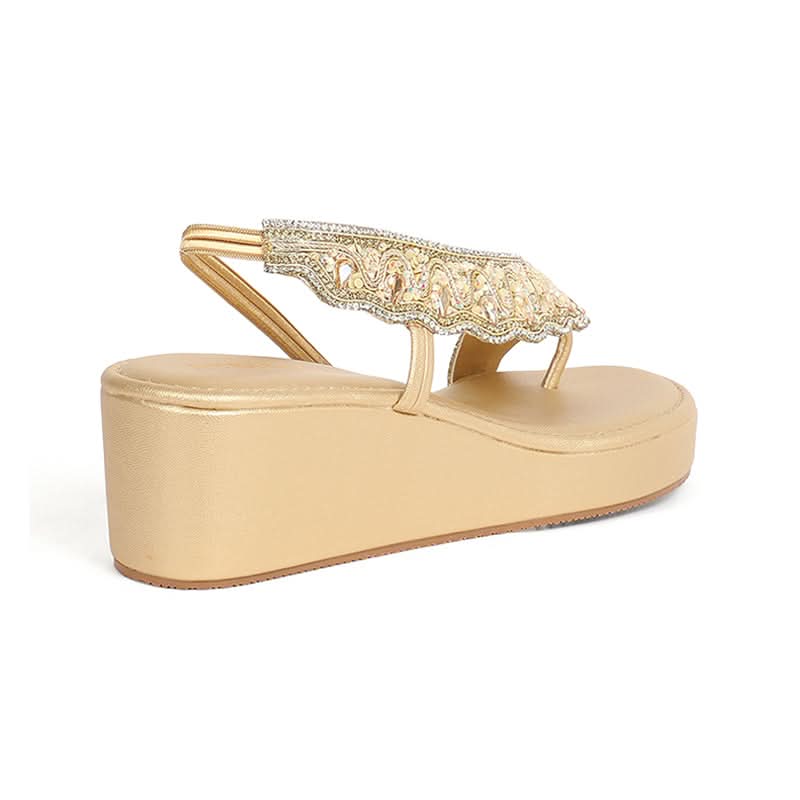 Saanvika - Gold Wedges