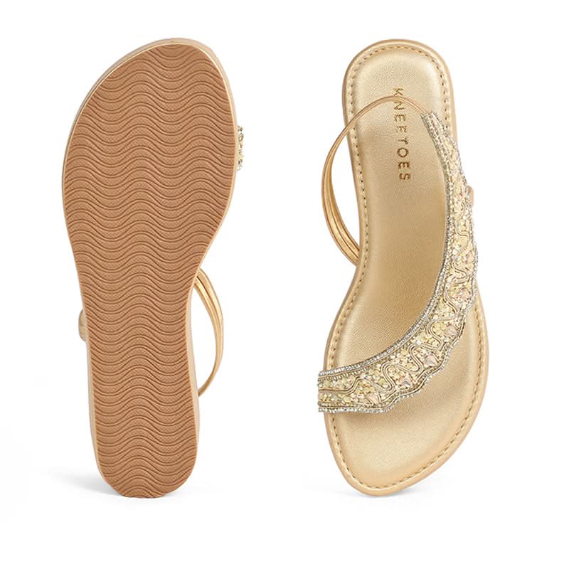 Saanvika - Gold Wedges
