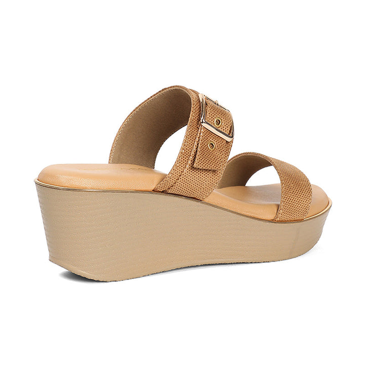 Helena - Tan Wedge