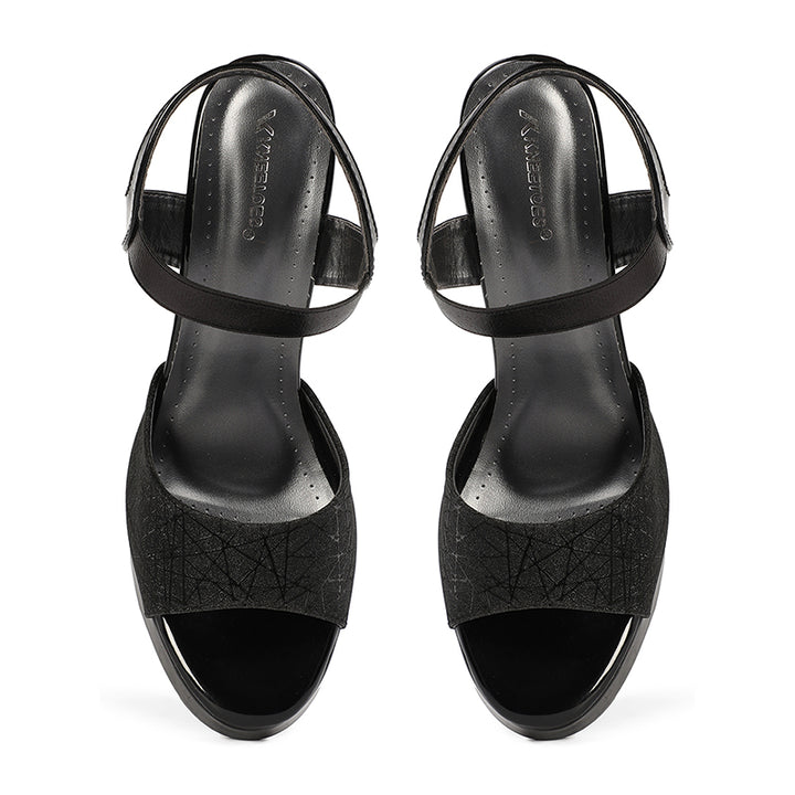 Campbell - Black Block Heels