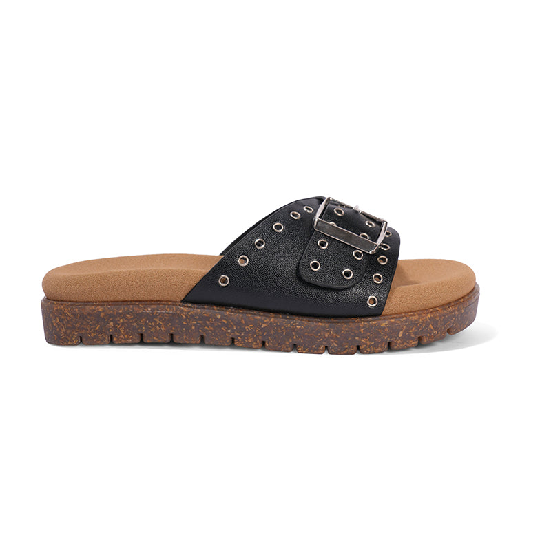 Kovia - Black Slip Ons