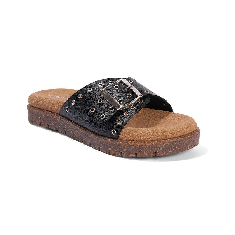 Kovia - Black Slip Ons