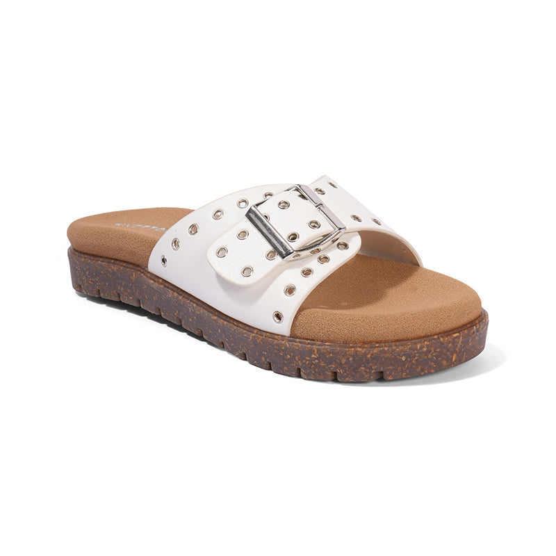 Kovia - White Slip Ons