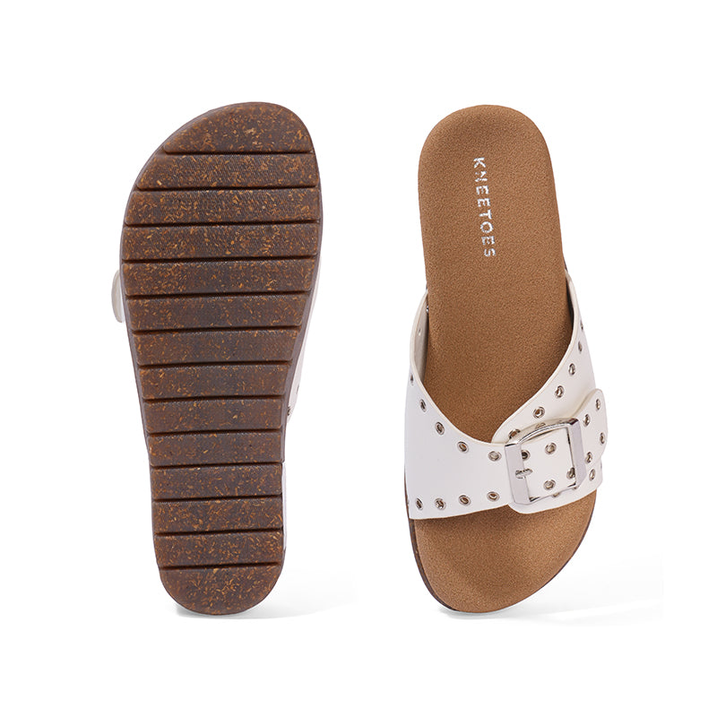 Kovia - White Slip Ons