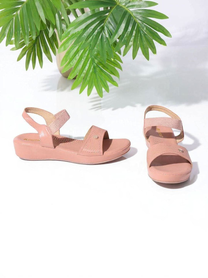 Isla - Peach Sandals