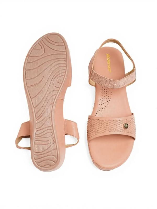 Isla - Peach Sandals