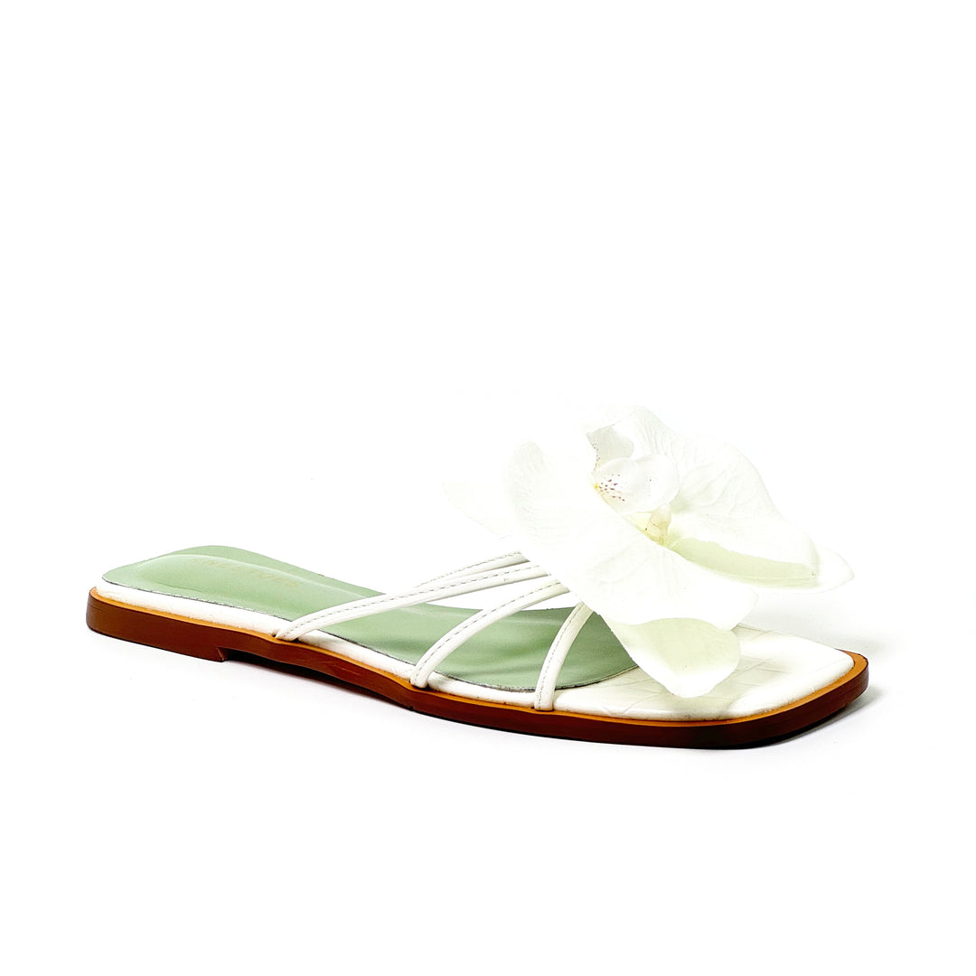 Delilah - White Sandals