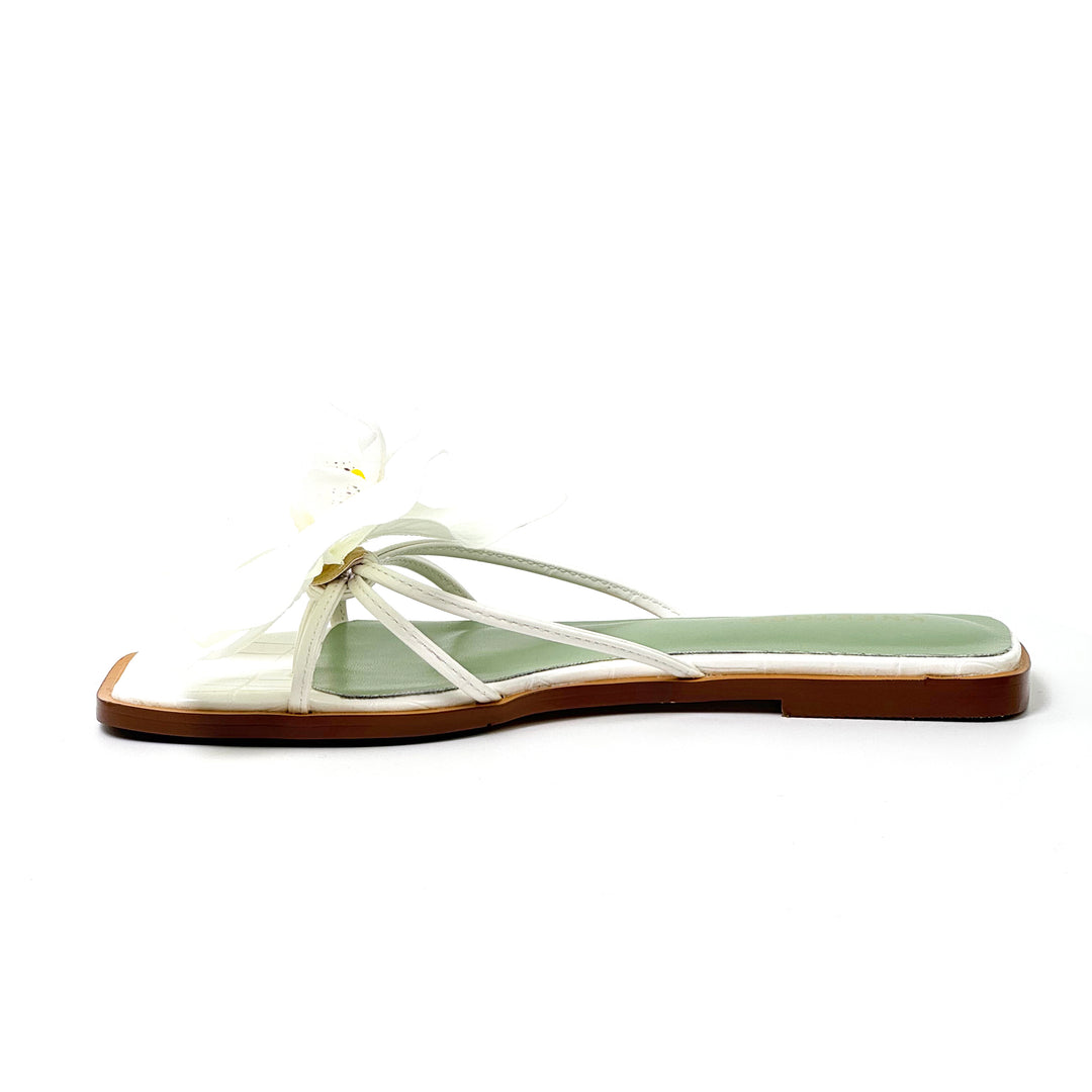 Delilah - White Sandals