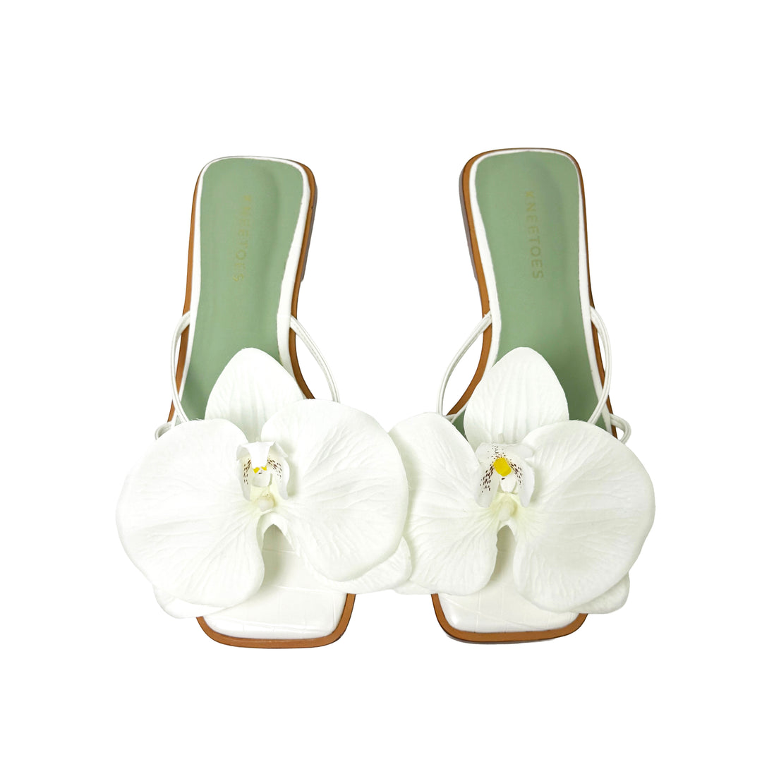Delilah - White Sandals