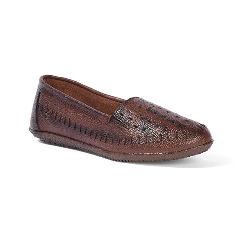 Clara - Brown Moccasin