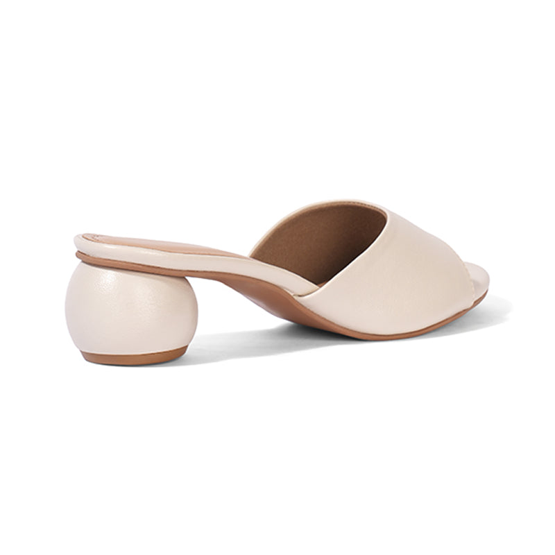 Francesca - Beige Slip Ons Sale price