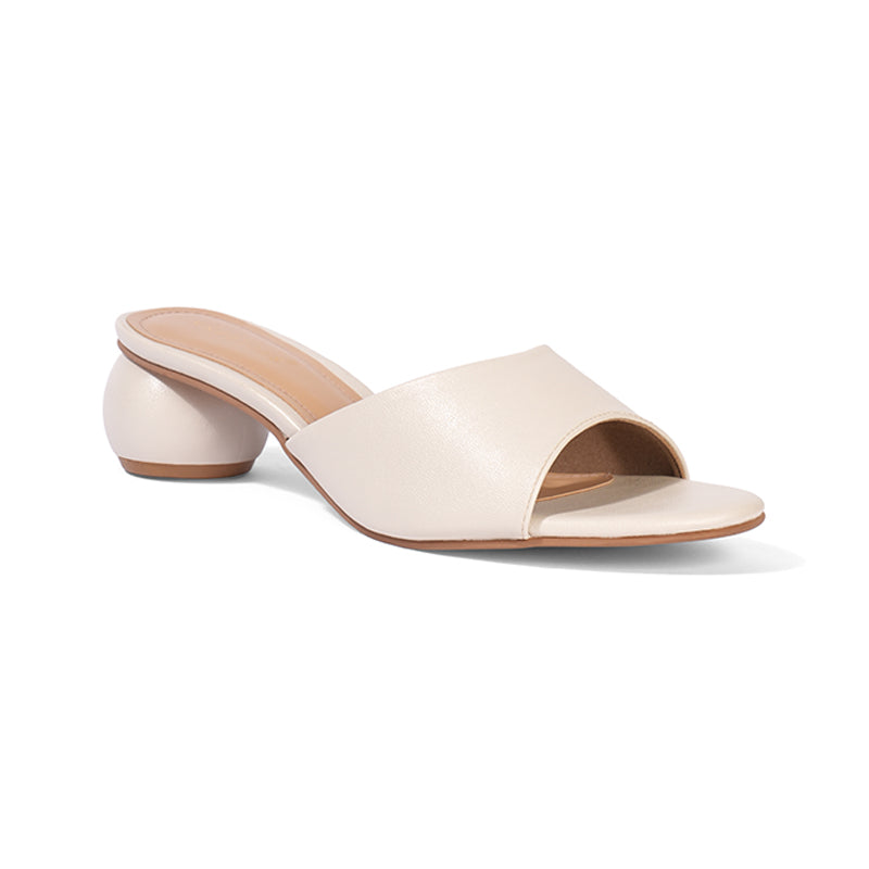 Francesca - Beige Slip Ons Sale price