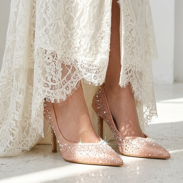 Juliet - Crystal Pumps