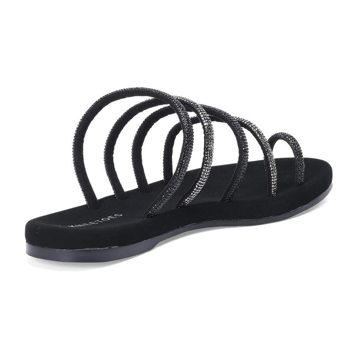 Midnight Sparkle Multi-Loop Sandals