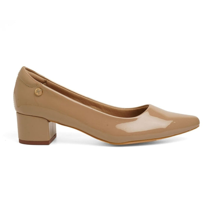 Classic Charm Beige Pump Shoes