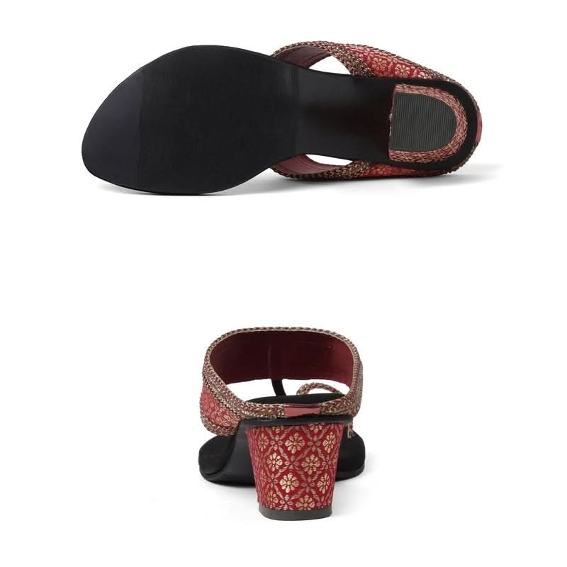 Shravya - Red Block Heels