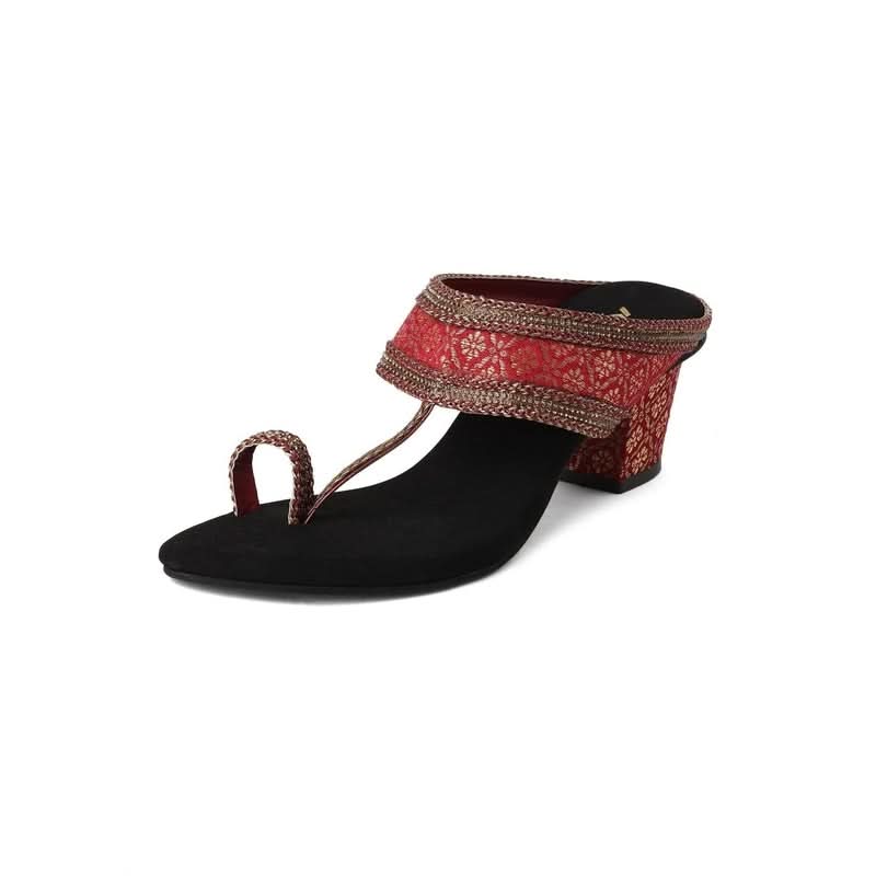 Shravya - Red Block Heels