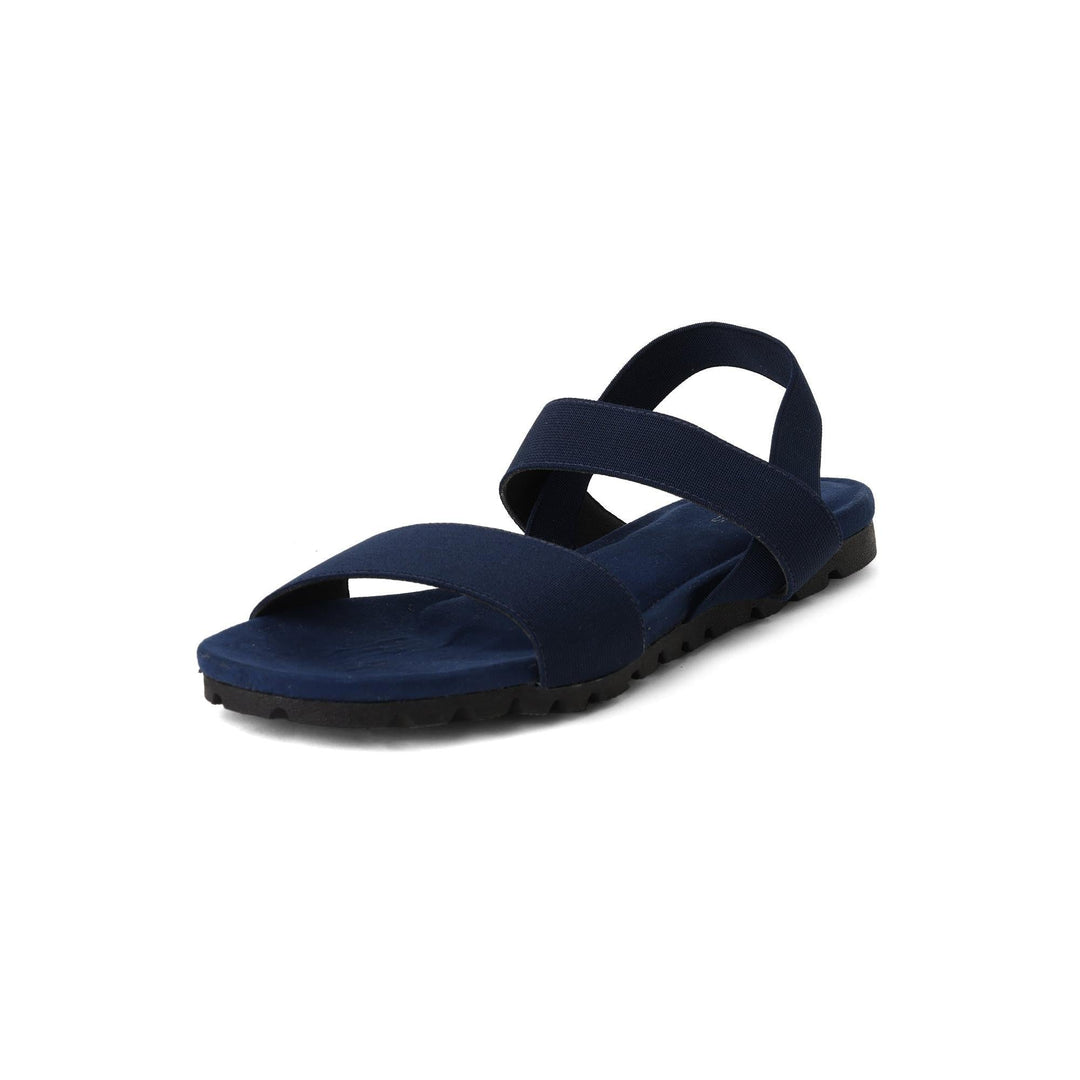 Matte-Muse Navy Open-Toe Casual Sandals