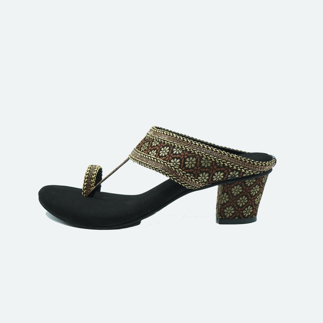 Shravya - Black Block Heels