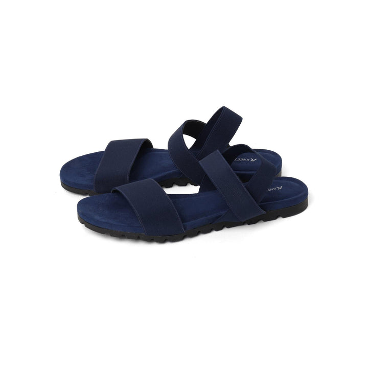 Matte-Muse Navy Open-Toe Casual Sandals
