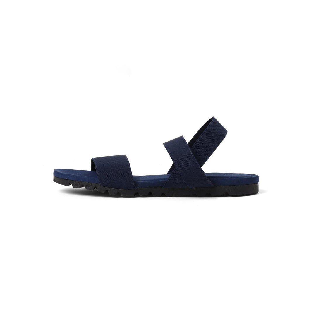 Matte-Muse Navy Open-Toe Casual Sandals