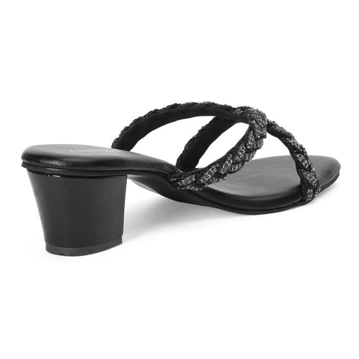 Nora - Black Block Heels